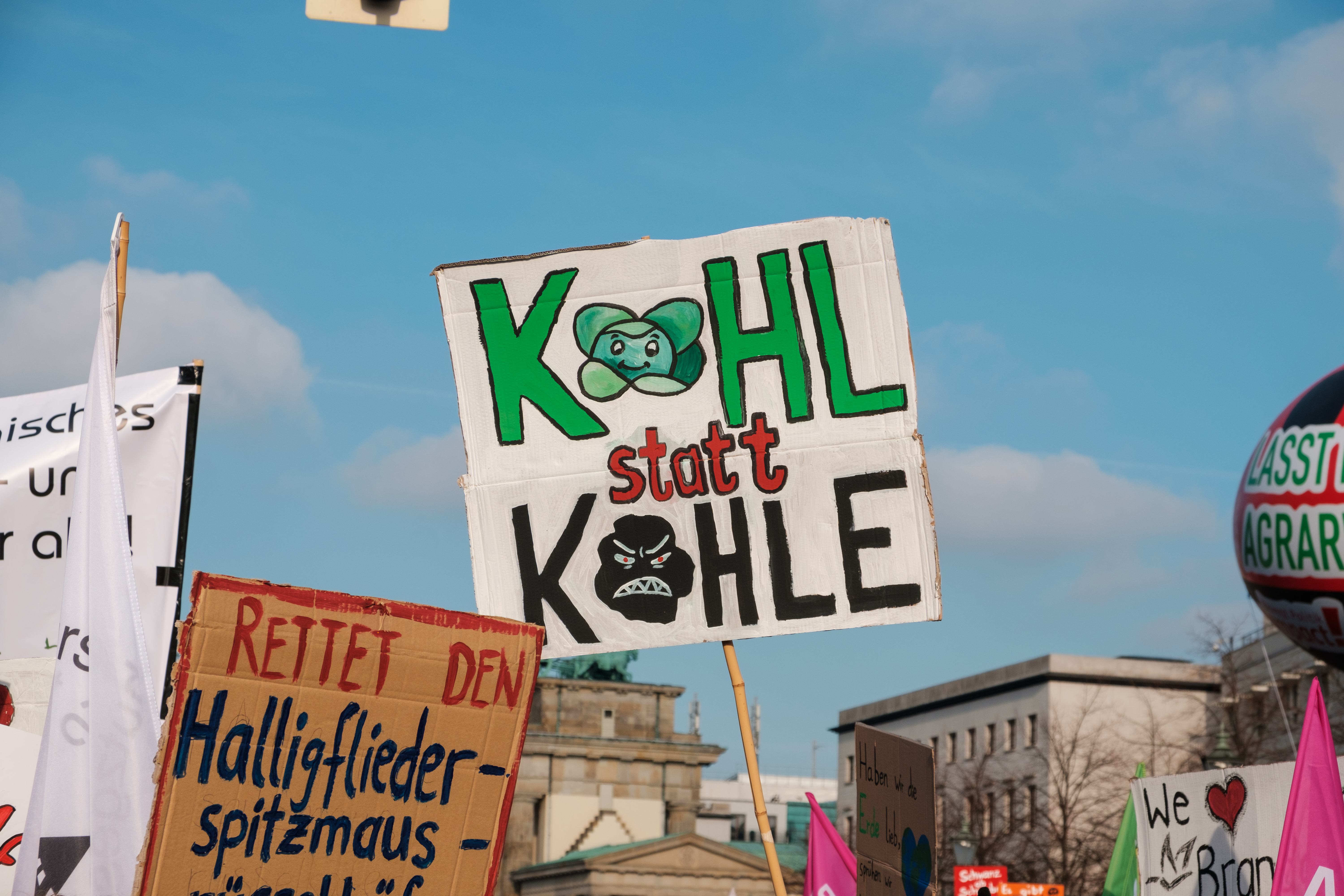 Demo Kohl vs Kohle Kohleausstieg Berlin