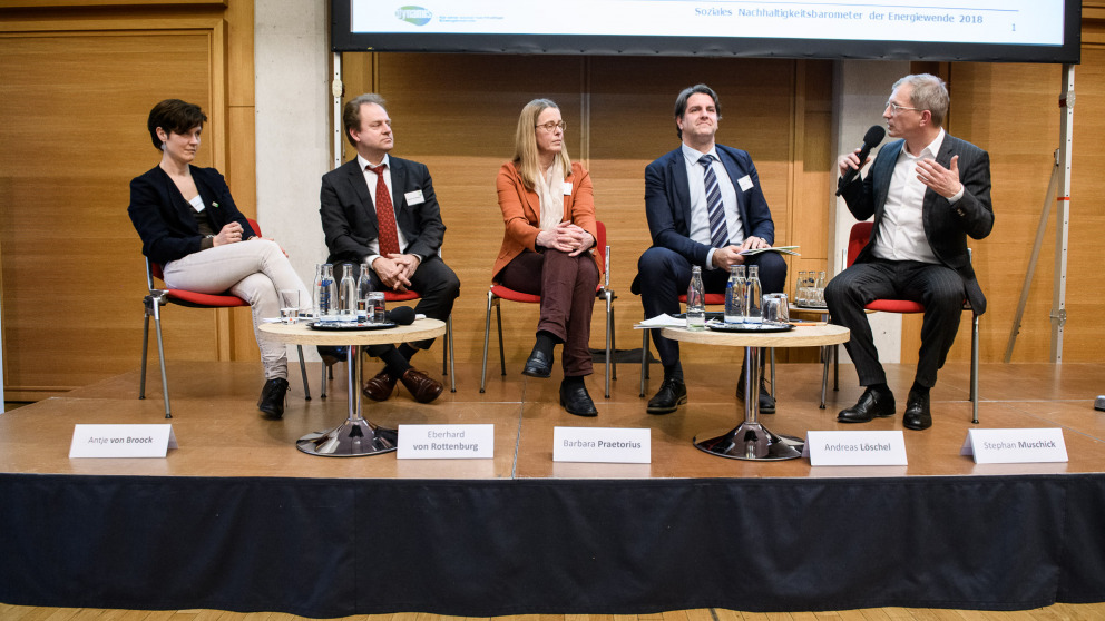 Panel discussion Social Sustainability Barometer for the German Energiewende 2018 Bild 2