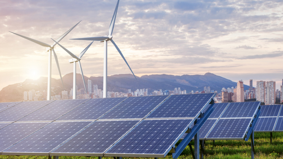 Solarpanels Windenergy energy transition