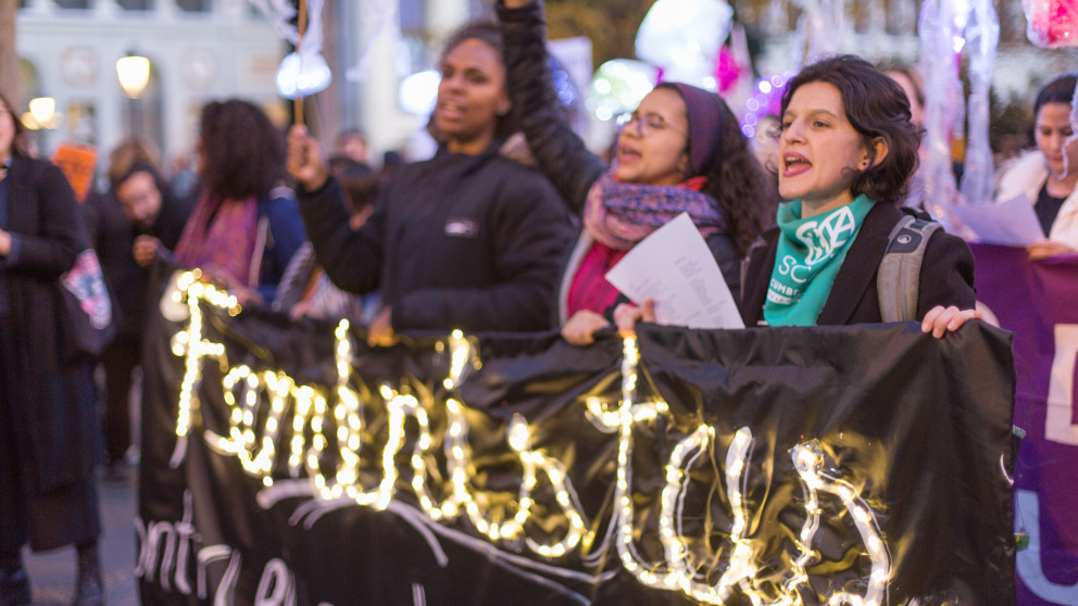Marching for climate and gender justice at COP25