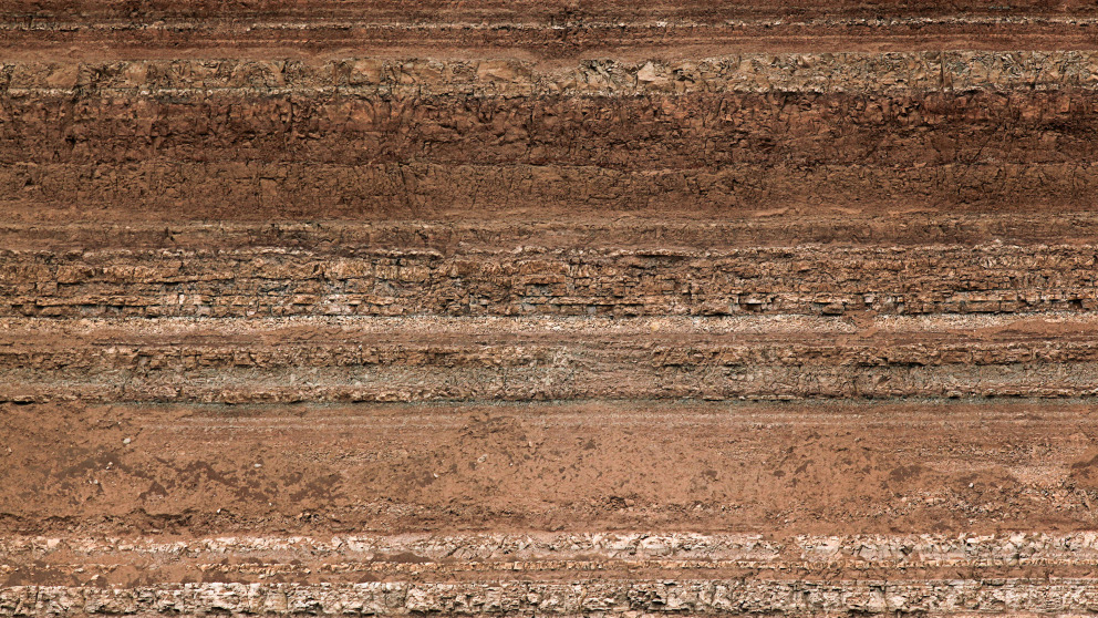 Geological layers