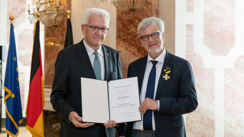 Baden-württembergischer Order of Merit for Ortwin Renn