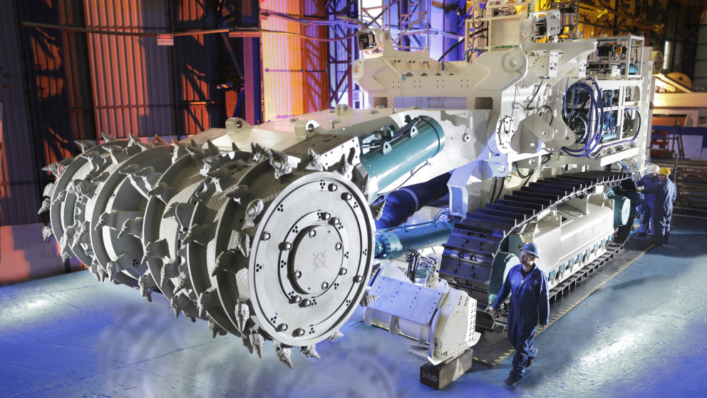 Eine Fräse für den Tiefseebergbau, entwickelt von der kanadischen Firma Nautilus Minerals. ©Nautilus Minerals Eine Fräse für den Tiefseebergbau, entwickelt von der kanadischen Firma Nautilus Minerals. ©Nautilus Minerals