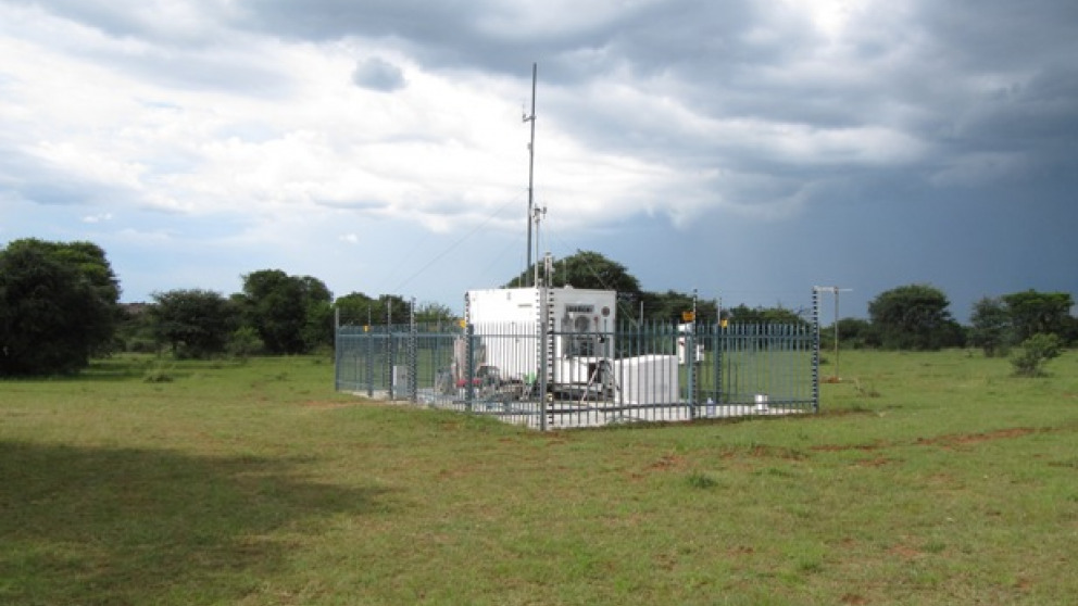 Die Messstation in Welgegrund. Die Messstation in Welgegrund.