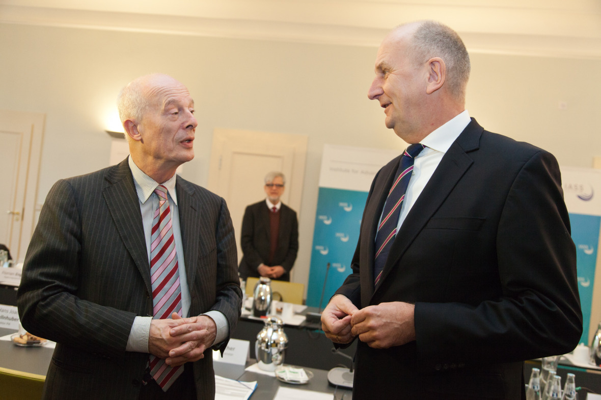 Hans Joachim Schellnhuber (PIK) und Ministerpräsident Dietmar Woidke