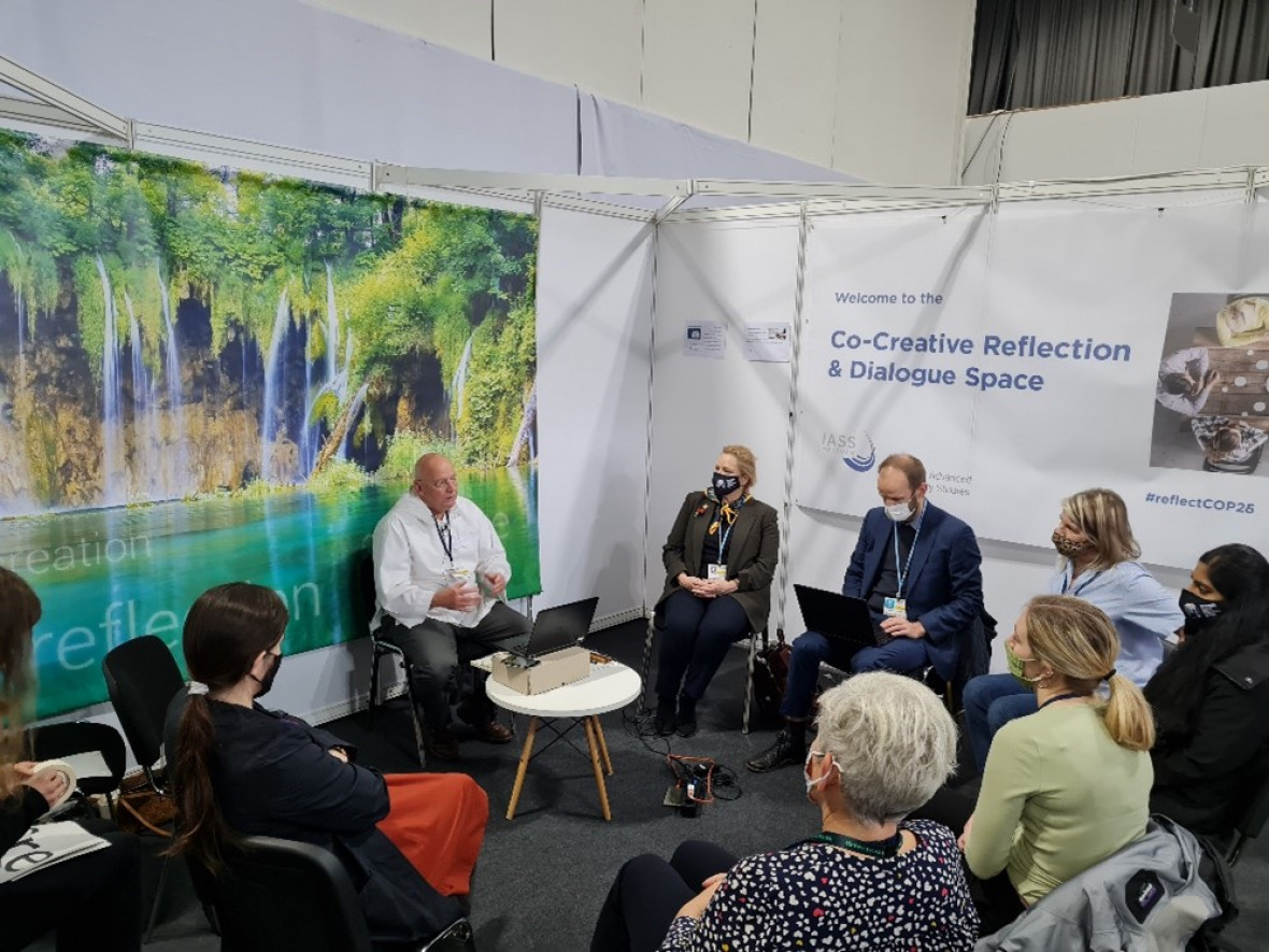 IASS Co-creative reflection and dialogue space at COP26, Glasgow