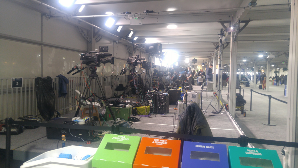 Virtual participation and videostreamed events played a big role at COP26.