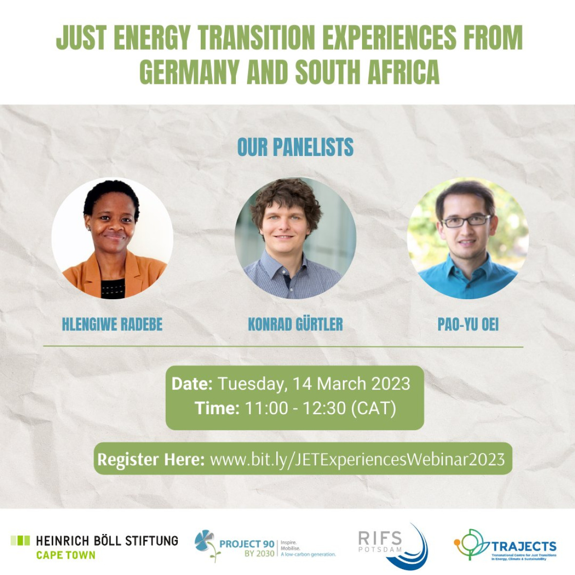 Just energy transition experiences