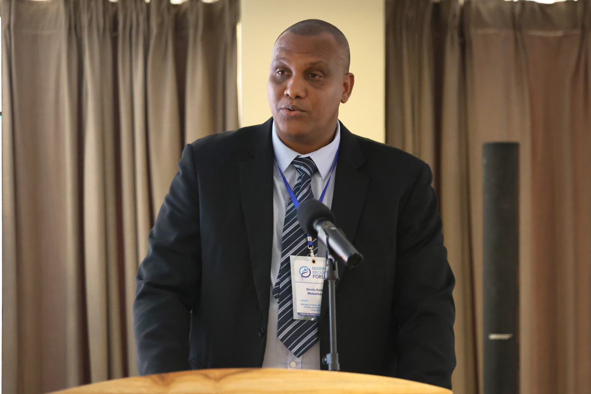 Denis Matatiken, Permanent Secretary of Environment, Ministry of Agriculture, Climate Change and Environment, Seychelles
