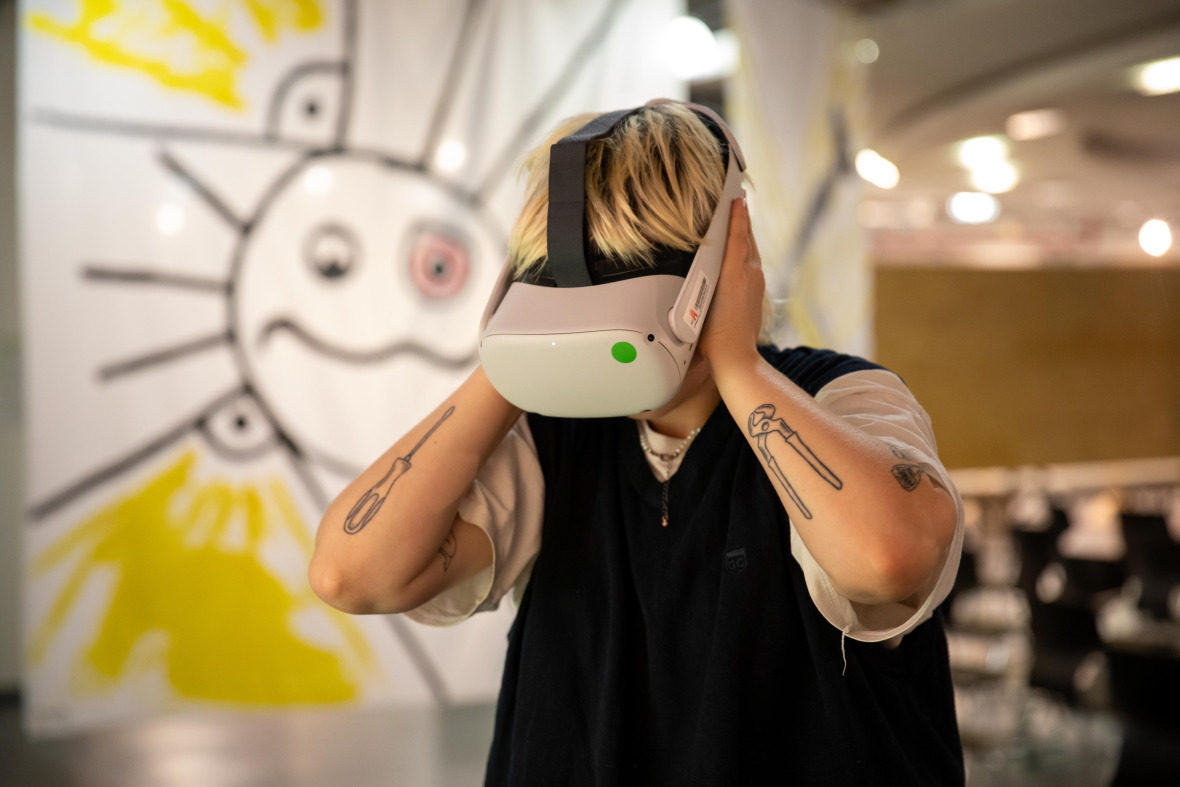 CityScienceLab in Hamburg Virtual Reality-Brille