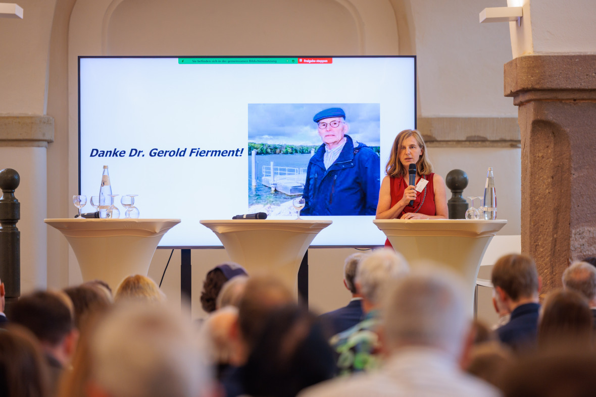 Commemoration of Gerold Fierment, co-founder and spokesperson of the Brandenburg Local Agenda 21 Workshop, co-founder and former board member of the Brandenburg 21 e.V. association, and member of Brandenburg's first Sustainability Advisory Council.