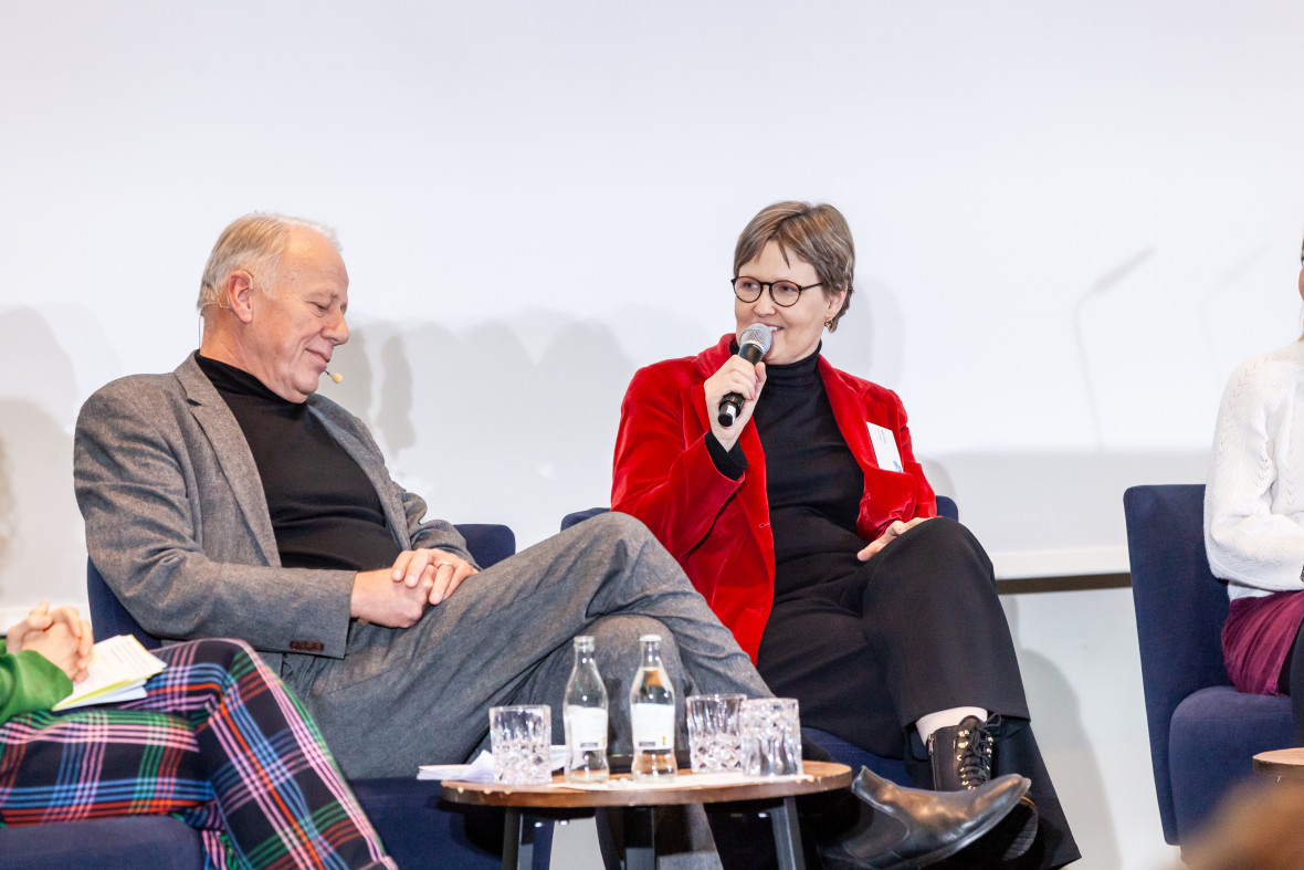 Panel mit Jürgen Trittin und Doris Fuchs
