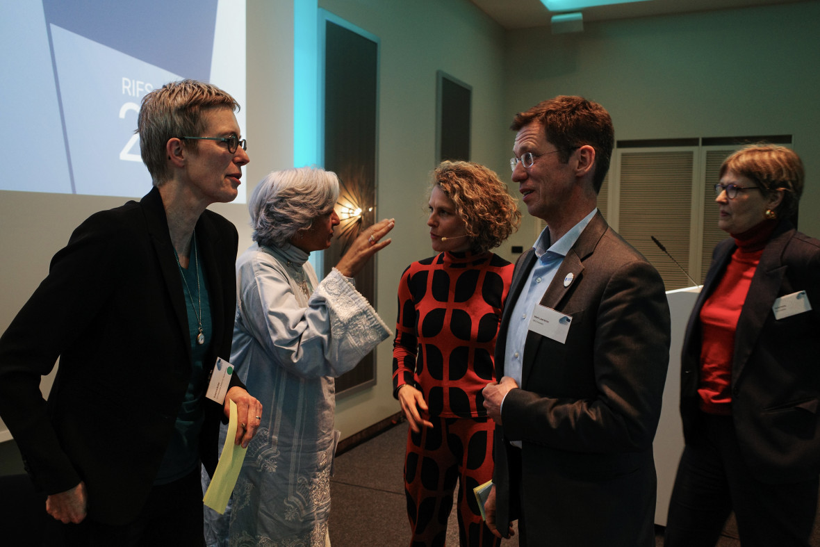 GFZ Scientific Director Susanne Buiter and RIFS Director Mark Lawrence in conversation.