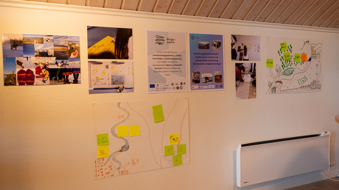 Exhibition materials from the workshop in Unjárga/Nesseby.