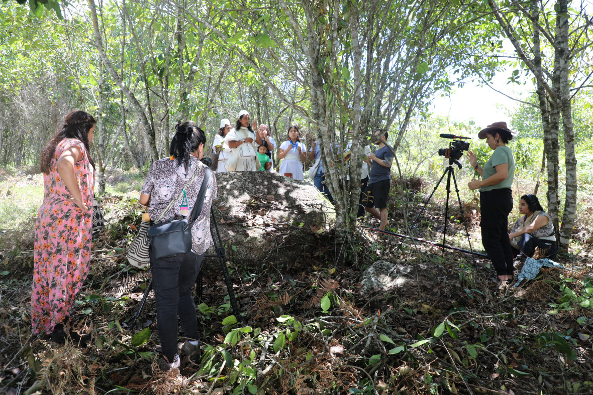 Film shooting Sierra Nevada de Santa Marta, Colombia