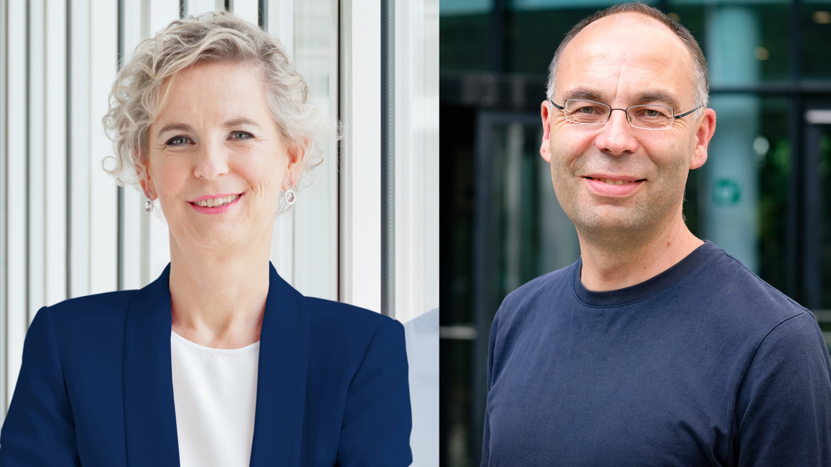 The leaders of the working group: Marion A. Weissenberger-Eibl and Stephan Lessenich.