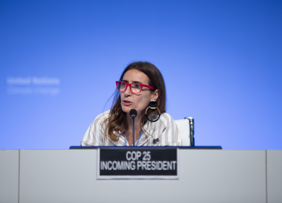 The incoming president of COP25, Carolina Schmidt of Chile, presented her vision for a successful climate summit at the intersessional in Bonn, with raising climate ambition as a top priority.