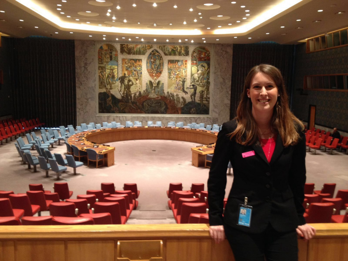 Ein Blick in den kürzlich renovierten Sitzungssaal des UN-Sicherheitsrates. © Carole Durussel