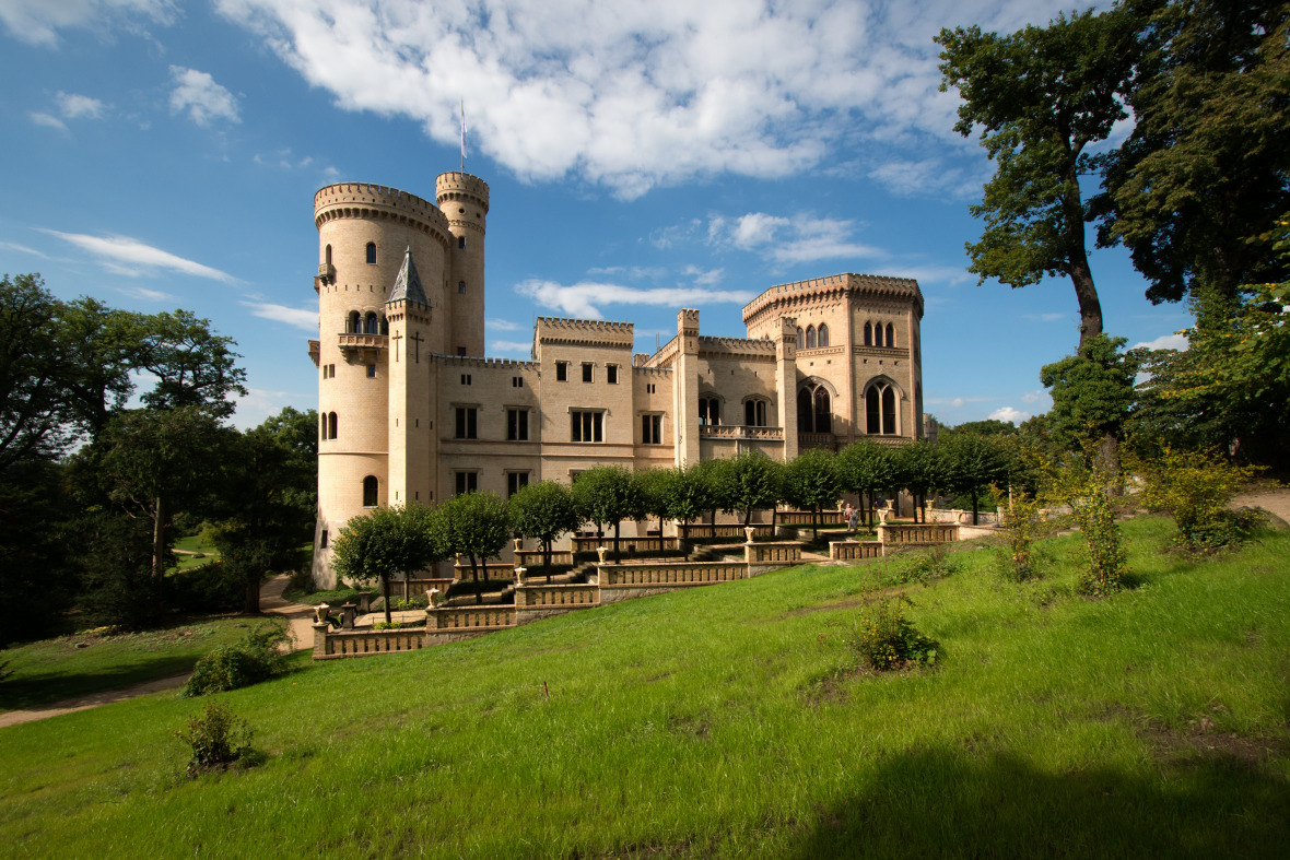 Schloss Babelsberg Voltaireterrasse Foto von Leo Seidel für SPSG