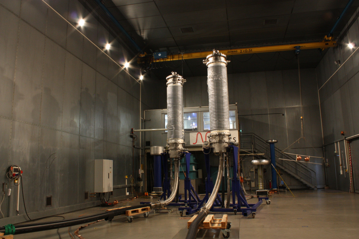 The 30-meter high-voltage testing loop was completed this month by the cable manufacturer Nexans.