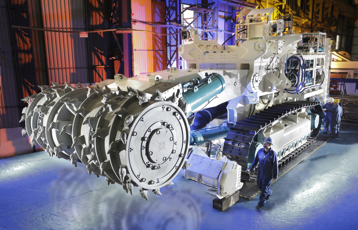 Eine Fräse für den Tiefseebergbau, entwickelt von der kanadischen Firma Nautilus Minerals. ©Nautilus Minerals Eine Fräse für den Tiefseebergbau, entwickelt von der kanadischen Firma Nautilus Minerals. ©Nautilus Minerals