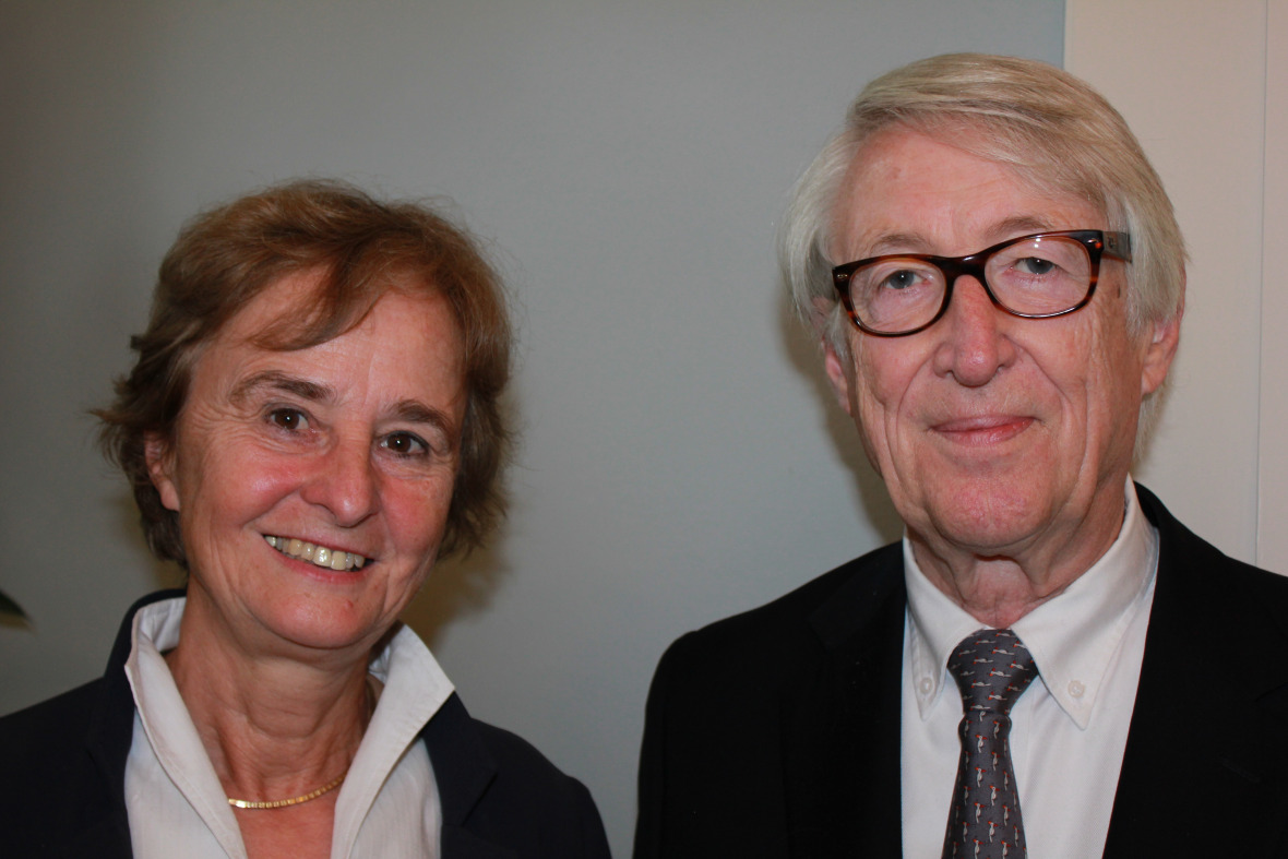 The New Chair Karin Lochte with predecessor Ernst Rietschel Copyrigth: IASS