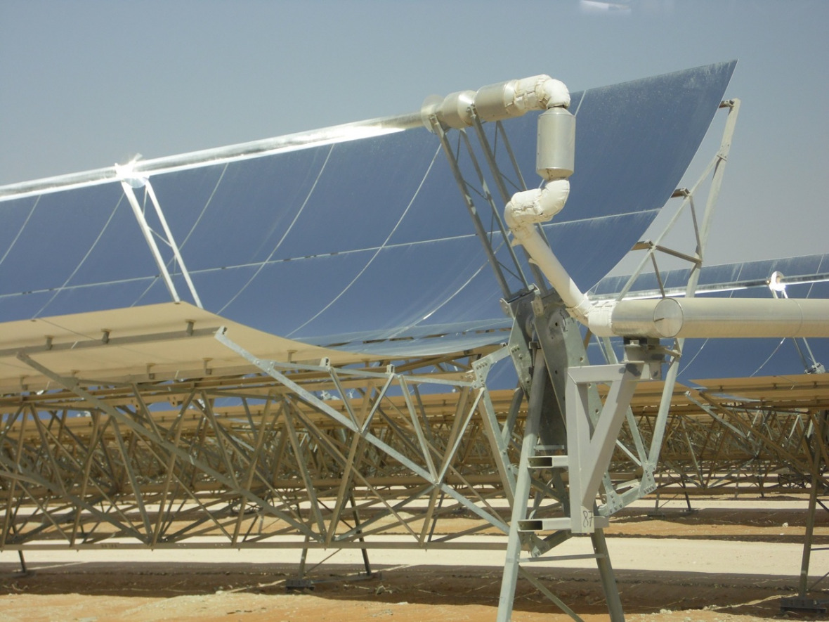 Die Shams 1 CSP Kraftwerk