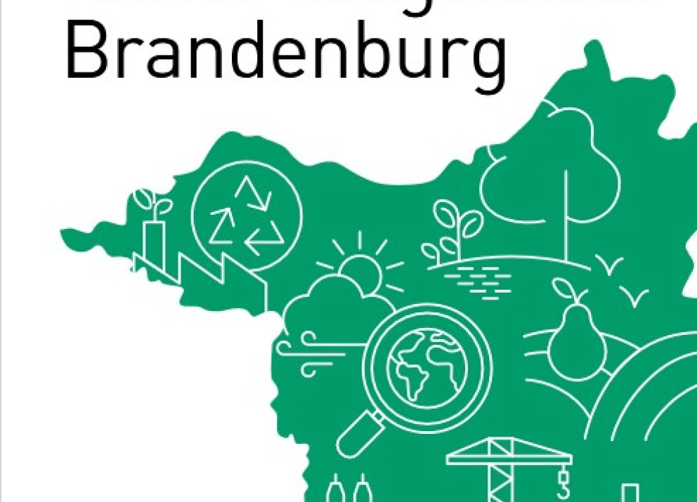Cover to the guide to climate research in Brandenburg