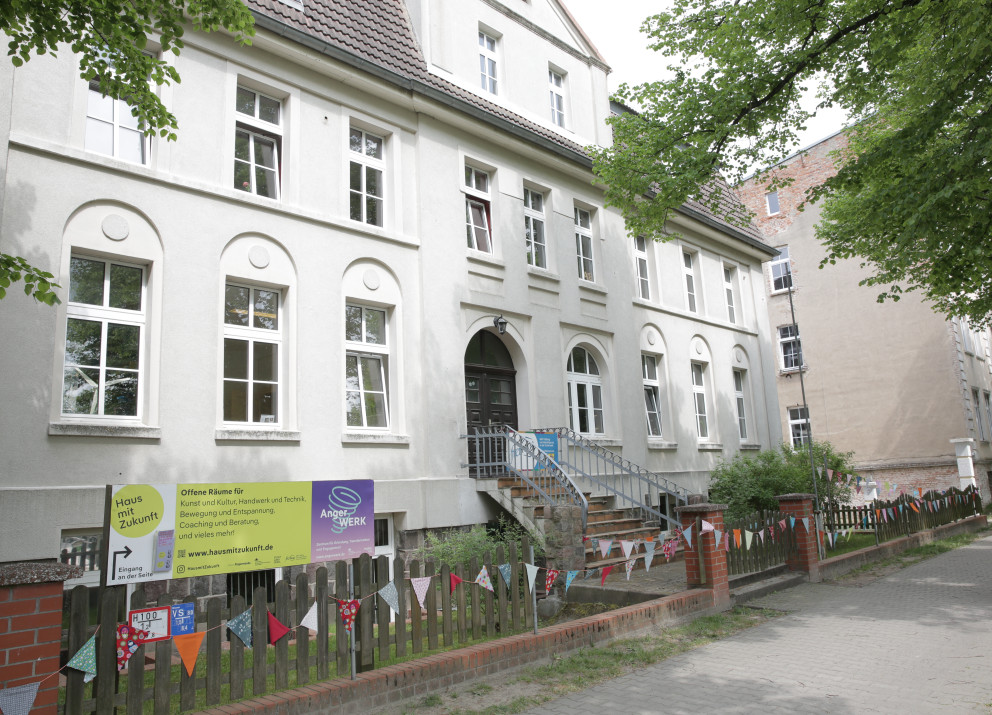 The "Haus mit Zukunft" (House with a Future) in Angermünde.