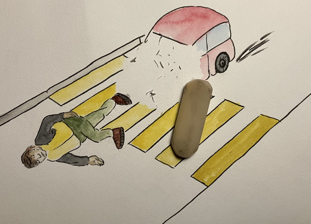 In Berichten über Verkehrsunfälle werden oft unpersönliche Formulierungen verwendet.