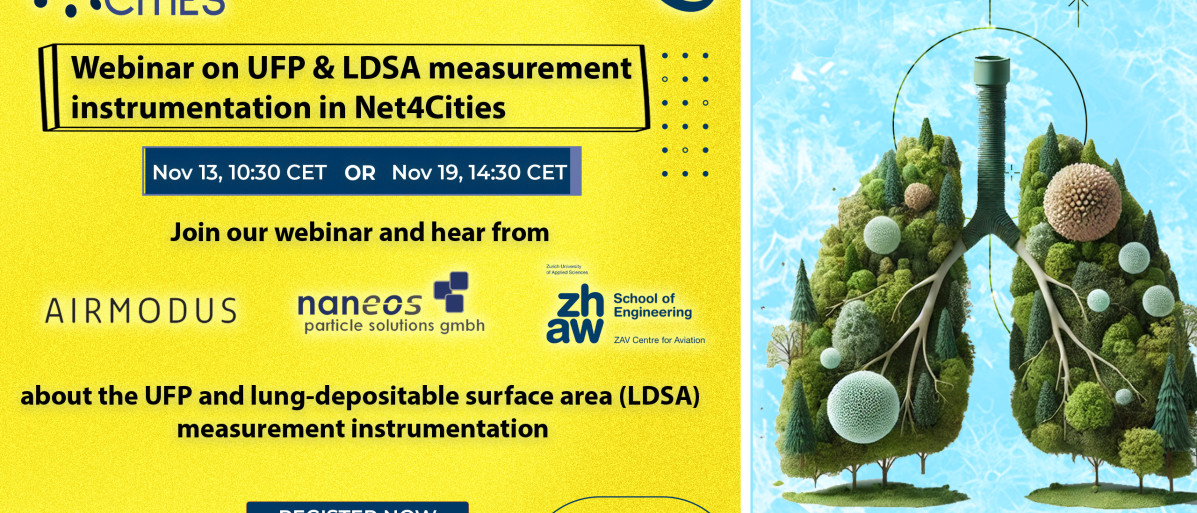 Webinar on UFP & LDSA measurement instrumentation in Net4Cities ...