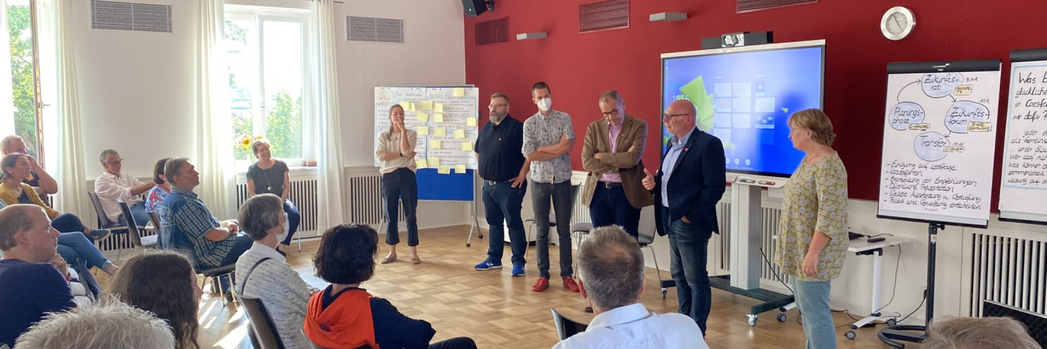 Innovative Bürgerbeteiligung wird in Coesfeld immer wieder eingesetzt, wie hier im Rahmen des Projekts LOSLAND (www.losland.org).