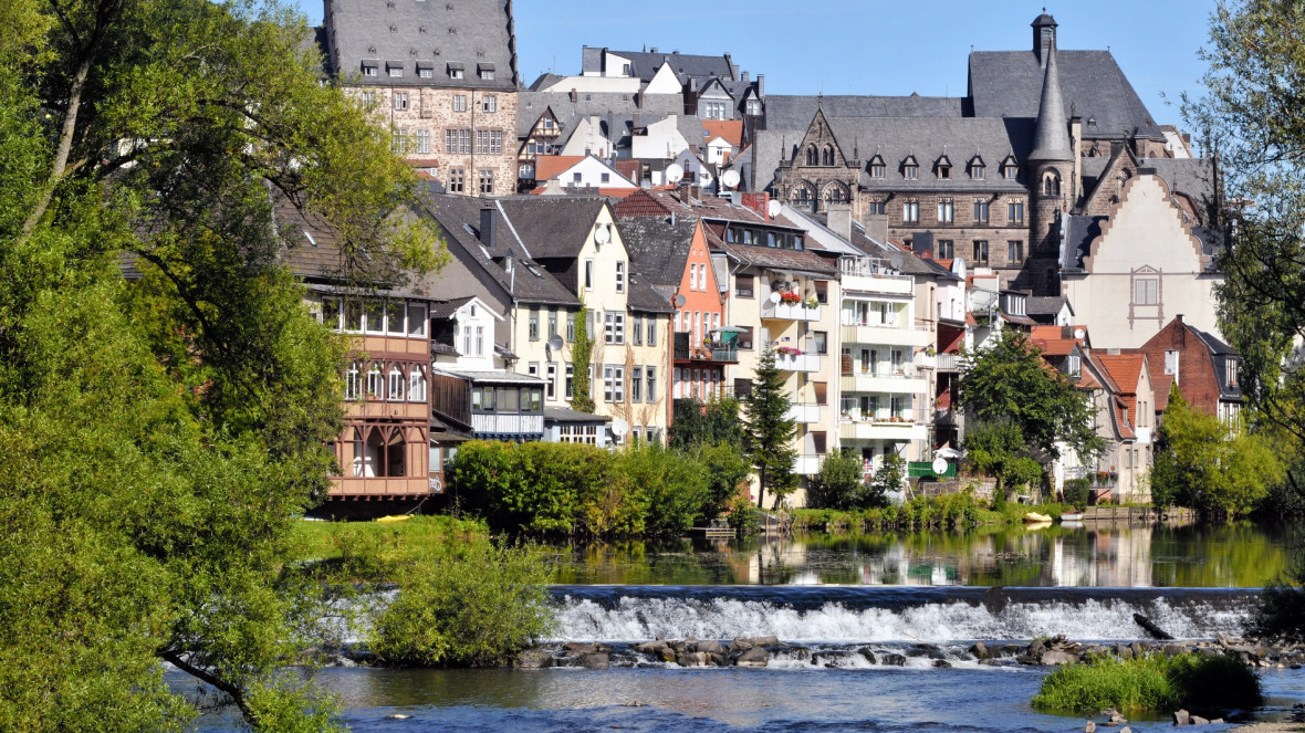 Marburg Wehr in Weidenhausen