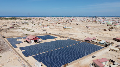 Solar power plant in Somalia