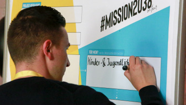 Die #MISSION2038 gibt jungen Menschen in der Lausitz die Möglichkeit, sich am Prozess des Strukturwandels zu beteiligen. 