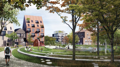 Innovative mobility concepts and modern, energy-efficient forms of living and working are to be realised in the new Oberbillwerder district in Hamburg.