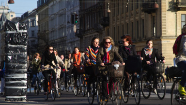 Copenhagen is widely admired for its efforts to promote cycling.
