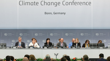 Measures against climate change are being discussed in Bonn. 