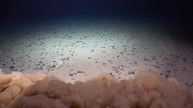 Polymetallic nodules containing minerals essential to energy storage lie at the bottom of the Pacific Ocean. 